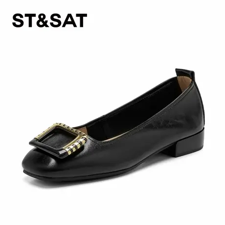 星期六浅口单鞋女鞋2026年春季款法式气质配裙子软底不累脚奶奶鞋商品大图