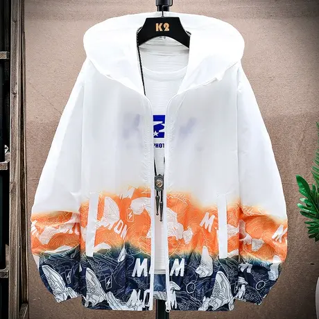 薄款防晒衣男夏季潮流连帽户外冰丝夹克凉感皮肤衣外套男士防晒服商品大图