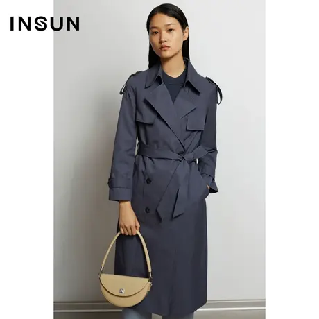 INSUN恩裳秋季都市摩登风衣外套图片