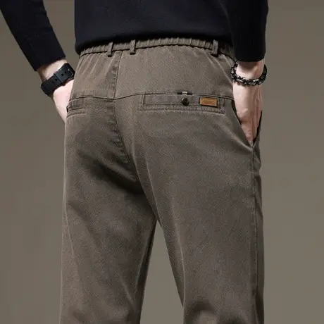 秋季男士中年爸爸装高端西裤春秋款商务正装休闲裤子2023新款男装商品大图