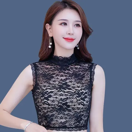 芙黛怡蕾丝花边立领假衣领防走光时尚高端百搭女修饰脖颈打底衫图片