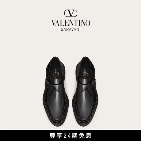 【24期免息】华伦天奴VALENTINO男士 ROCKSTUD M-WAY小牛皮孟克鞋图片
