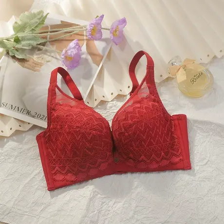 Shaply/莎莲妮商场同款 大胸显小薄款软钢圈调整型上托聚拢收副乳商品大图