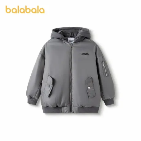 巴拉巴拉儿童羽绒棒球服童装23冬男羽绒服大童外套女商品大图