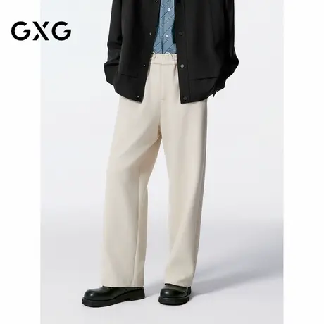GXG男装 直筒针织长裤宽松休闲裤卫裤 24年秋G24X023083商品大图