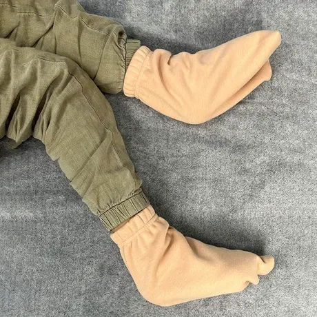 儿童睡眠袜冬季女童睡觉袜宝宝宽松袜套男童睡觉穿的袜子小孩脚套商品大图