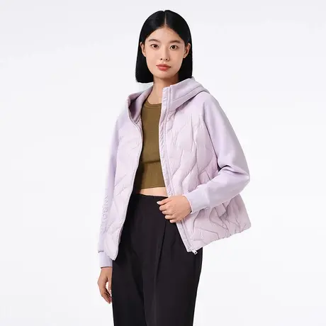 【奥莱清仓】坦博尔鹅绒卫衣羽绒服女时尚短款连帽羽绒保暖外套冬图片