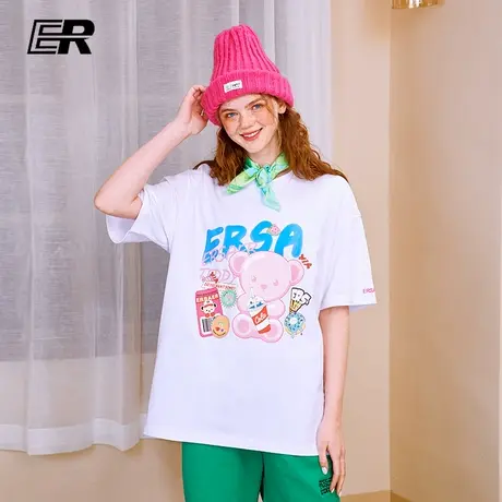 ERX T恤休闲宽松国潮牌情侣装短袖图片