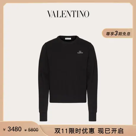 【限时优惠】华伦天奴VALENTINO男士 VLOGO VALENTINO 棉质卫衣图片