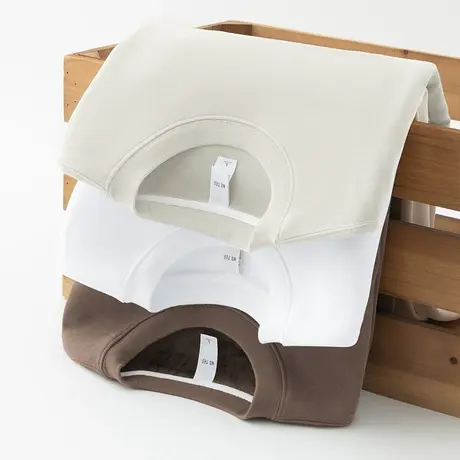 450g重磅t恤男士长袖纯色上衣服加绒加厚秋冬保暖内搭打底衫体恤图片