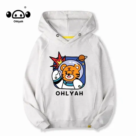 Ohlyah情侣男女同款宇航员潮牌卫衣2022秋季新款宽松连帽套头商品大图