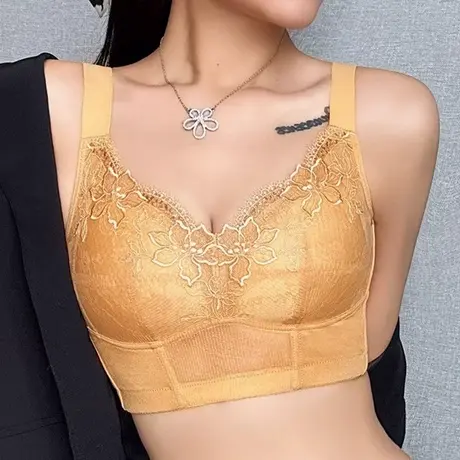 Shaply/莎莲妮大胸显小内衣女全罩杯防震防晃防走光收副乳文胸罩商品大图