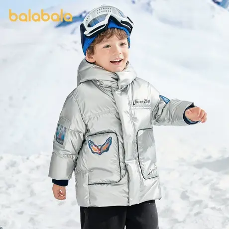 巴拉巴拉奥特曼联名童装宝宝羽绒服加厚保暖2025秋冬儿童洋气潮酷商品大图