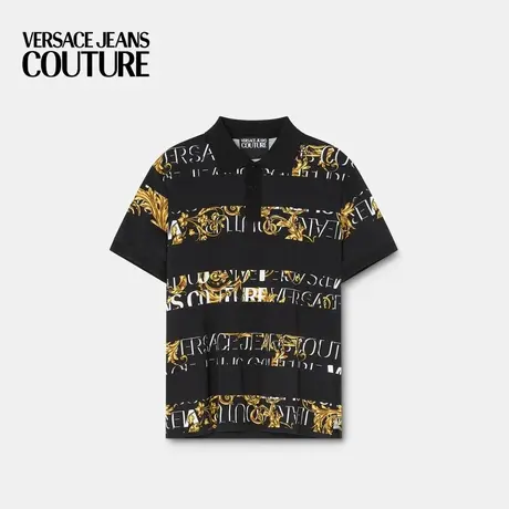 【限时优惠】VERSACE JEANS COUTURE 男士Logo Couture Polo衫商品大图