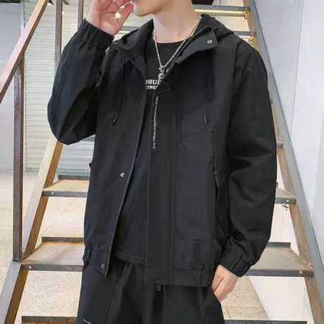 男士春季外套韩版潮流帅气机能工装夹克休闲百搭春秋衣服运动春装商品大图