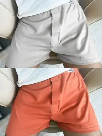 新款纯棉男士内裤男生短裤衩潮流男式运动全棉透气阿罗裤平角裤商品大图