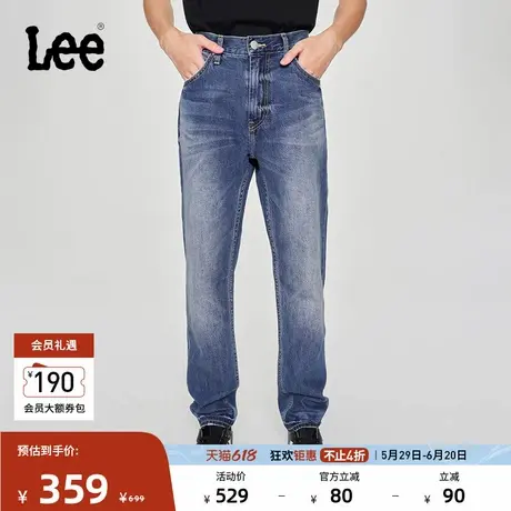 Lee25春夏新品731舒适中腰锥形怀旧复古中蓝色男牛仔裤潮流A08105图片