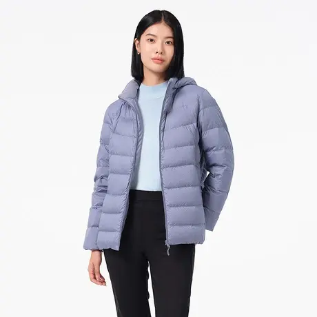 坦博尔奥莱官方正品羽绒服女士轻薄短款可脱卸帽百搭保暖外套潮图片