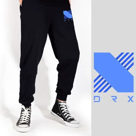 秀洛英雄联盟DRX战队休闲冬季加绒加厚卫裤长裤子休闲运动裤队服商品大图