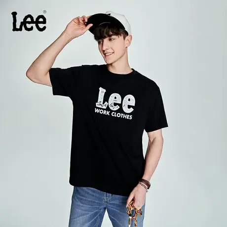 Lee商场同款23春夏新品印花男士短袖T恤多色LMT0045293RX00FK1400图片
