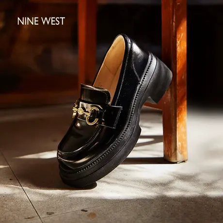 Nine West/玖熙2025夏季新款小个子时尚气质5.8CM厚底增高单鞋女图片