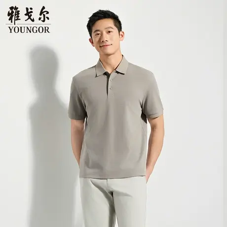 【商场同款】雅戈尔男士短袖POLO夏季新款官方商务休闲短袖T恤男图片