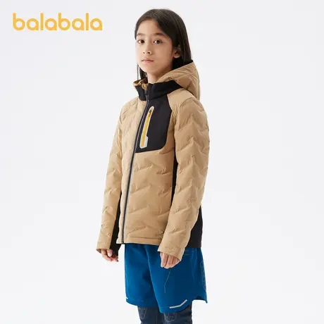 巴拉巴拉lab儿童羽绒服冬新款2023保暖男童大童外套商品大图