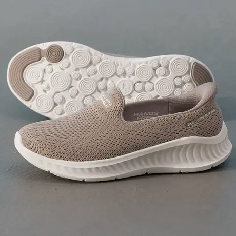 SKECHERS斯凯奇女鞋2025夏季新款妈妈鞋网面透气健步鞋休闲运动商品大图