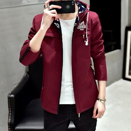 2023新款春季夹克外套男韩版潮流帅气春秋装褂子休闲学生薄款外衣商品大图