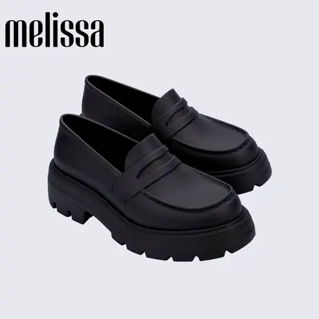Melissa梅丽莎新款秋季女款厚底复古乐福鞋果冻单鞋33914-5商品大图