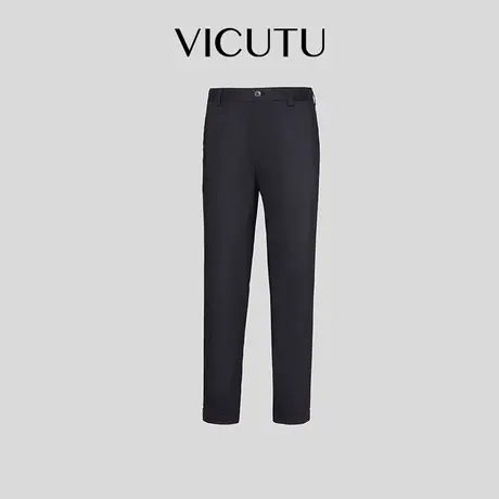 VICUTU威可多男士休闲裤夏季新款舒适弹力九分裤百搭修身长裤商品大图