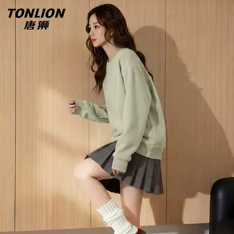 唐狮官方无帽卫衣女设计感小众春季2026新款宽松外套小个子上衣VC图片