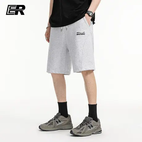 ER刺绣休闲短裤男2023年夏季新款运动裤篮球五分裤图片