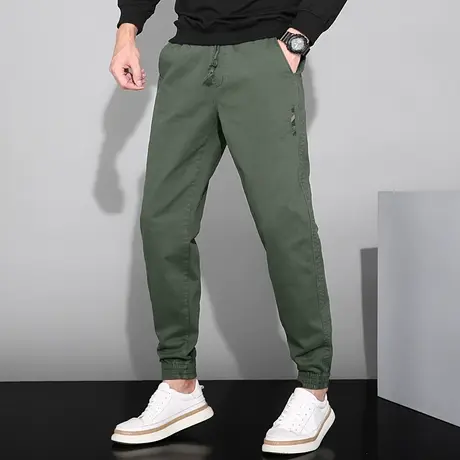 工装裤子男款夏季百搭工装裤潮流迷彩工装裤九分裤男款夏季工装裤商品大图