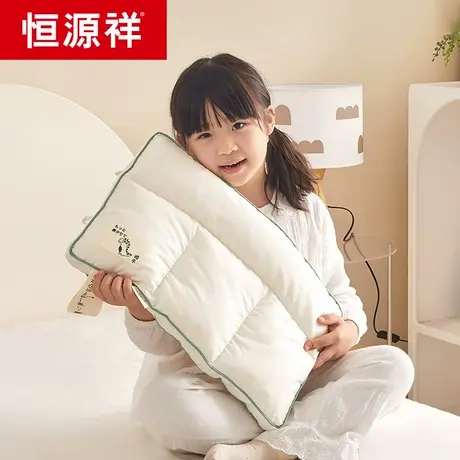 恒源祥儿童枕头男女2-3-6-10岁婴儿宝宝四季通用幼儿园午睡小枕芯商品大图