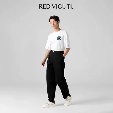 VICUTU/威可多男士休闲裤舒适亲肤裤子商务通勤百搭长裤商品大图