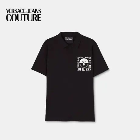 【限时优惠】VERSACE JEANS COUTURE 男士棉质时尚POLO衫短袖上衣商品大图