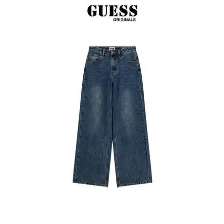 【38上新季】GUESS Originals  女士阔腿直筒显瘦牛仔裤图片