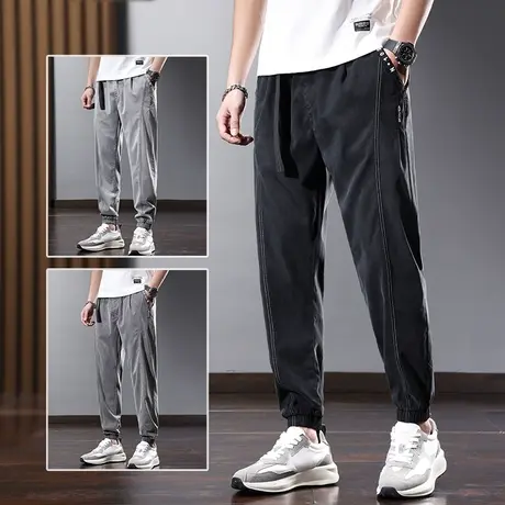 九分束脚牛仔裤男士夏天薄款休闲男裤春夏款夏季9分裤子2024新款商品大图