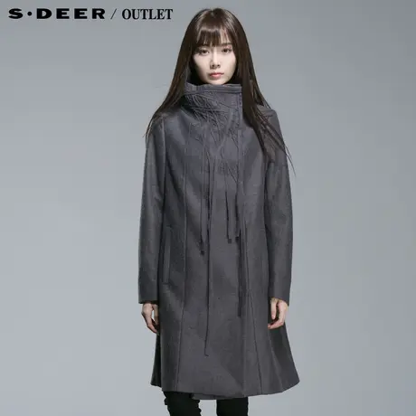 sdeer圣迪奥专柜正品2015年新款女装春装优雅大衣风衣外套4381819图片