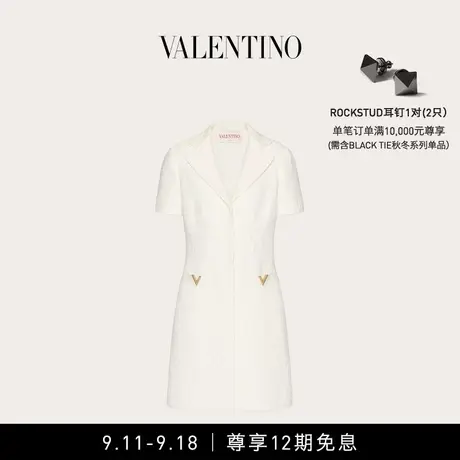 【12期免息】华伦天奴VALENTINO女士粗花呢连衣裙图片