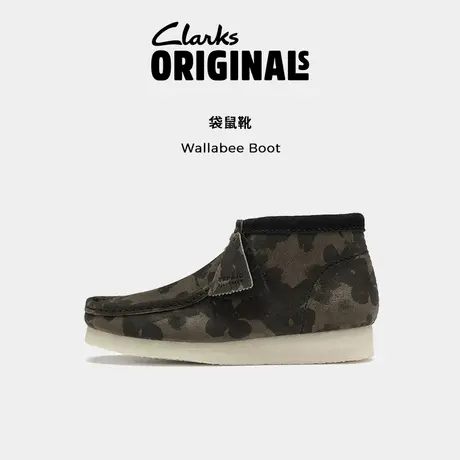 Clarks其乐Originals  男女同款复古潮流舒适高帮袋鼠靴商品大图