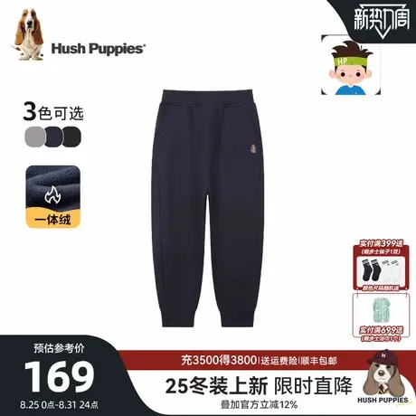 【25秋冬新品】暇步士童装男童加绒长裤大童保暖儿童一体绒裤子图片