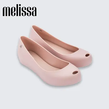 Melissa梅丽莎秋季新款圆头平底一脚蹬休闲女士鱼嘴单鞋32938-5商品大图