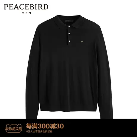 太平鸟男装 秋季新款长袖t恤线套衫B1EEC3130图片