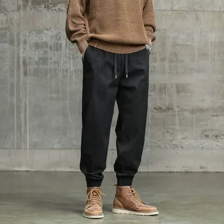 时尚裤子男款微弹百搭工装裤男潮流束脚工装裤休闲男装裤子休闲男商品大图