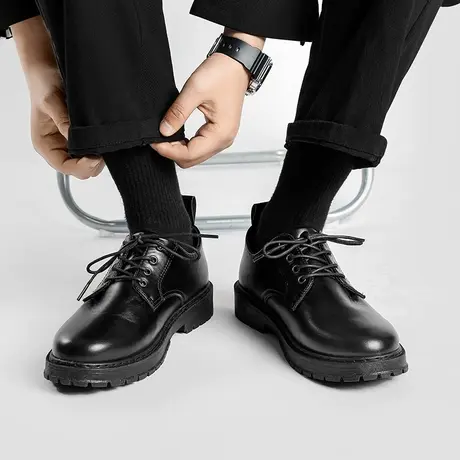 雨鞋男士时尚钓鱼水鞋厨师防滑耐磨厨房工作鞋短筒雨靴防水鞋男款商品大图