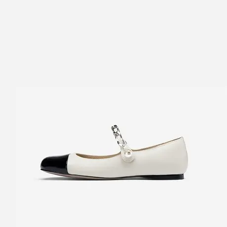 Nine West/玖熙2024年春季新款法式圆头玛丽珍鞋女甜美平底单鞋女图片