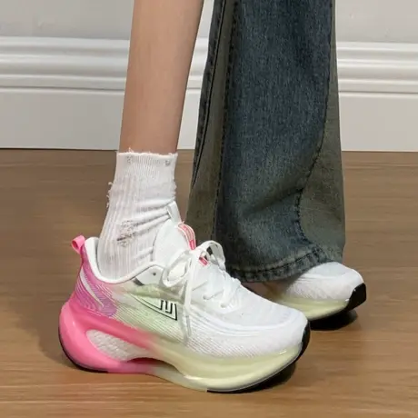 Warrior/回力运动鞋女鞋2025新款网面跑步鞋学生运动鞋轻便跳绳鞋图片