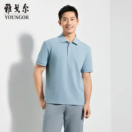 【商场同款】雅戈尔男士短袖POLO夏季新款官方商务休闲短袖T恤男图片